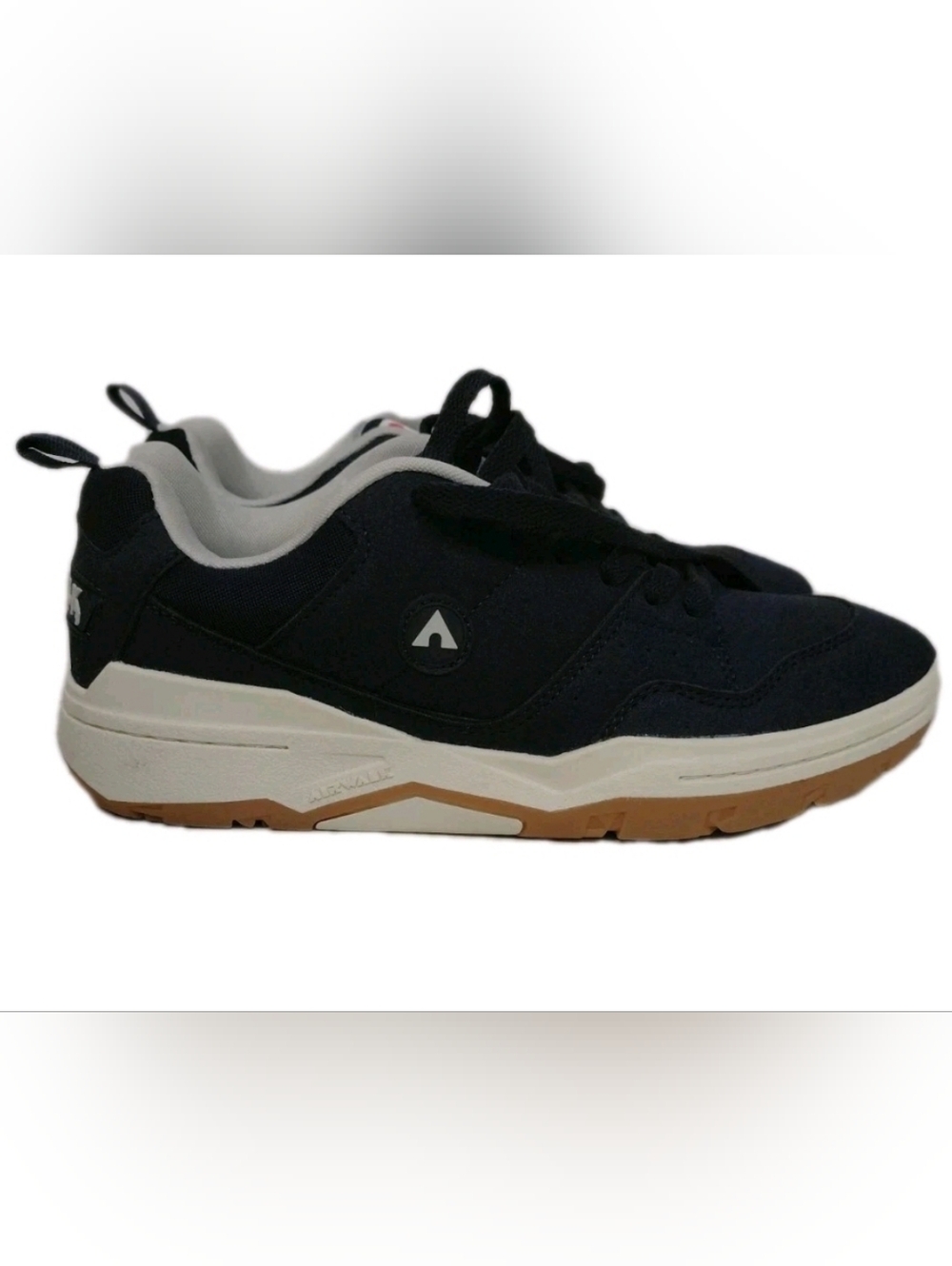 Airwalk Navy and White Sneakers with Gum Sole